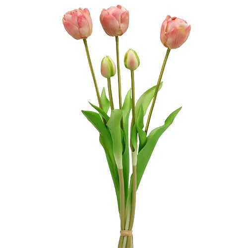 3 x Tulpe Frühling Kunst Blume Kunstblume künstlich 18 cm rot 35757-02 F17 