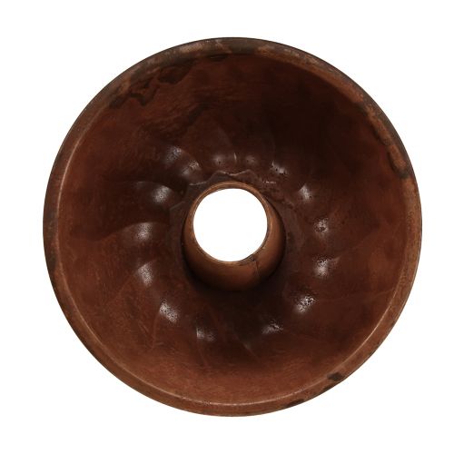 Floristik24 Übertopf Rost Kuchenform Küchendeko Metall Ø23cm H12cm