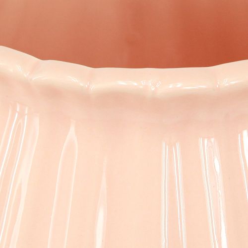 Artikel Übertopf Keramik Deko Teekanne Orange Gelb 19,5×13,5×11cm 2 St