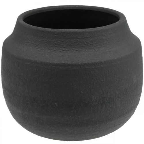Artikel Übertopf Schwarz Keramik Blumenkübel Ø27cm H23cm