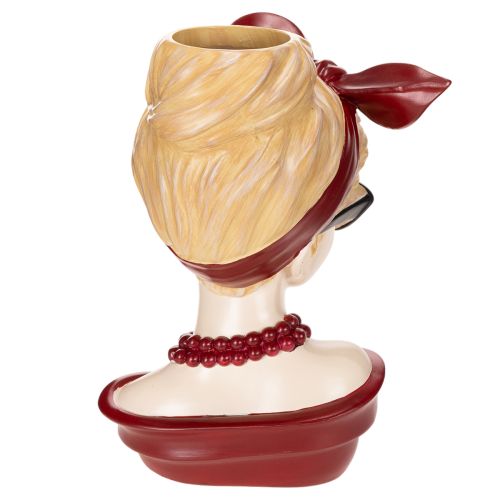 Kopfvase Frau mit Sonnenbrille