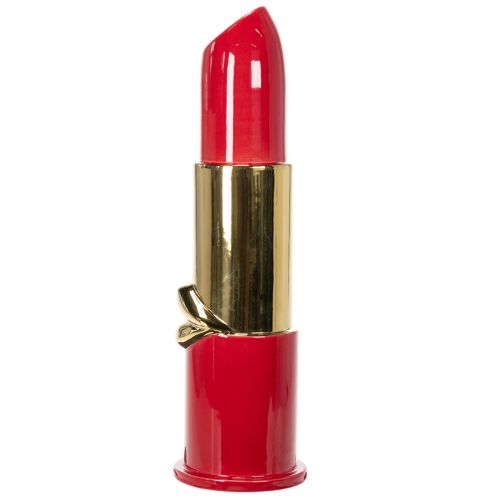 Deko Vase Lippenstift Design