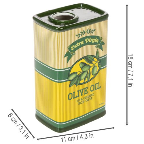 Artikel Keramikdeko Olivenöl Vase Perfekte Tischdekoration für Trockenblumen 18cm