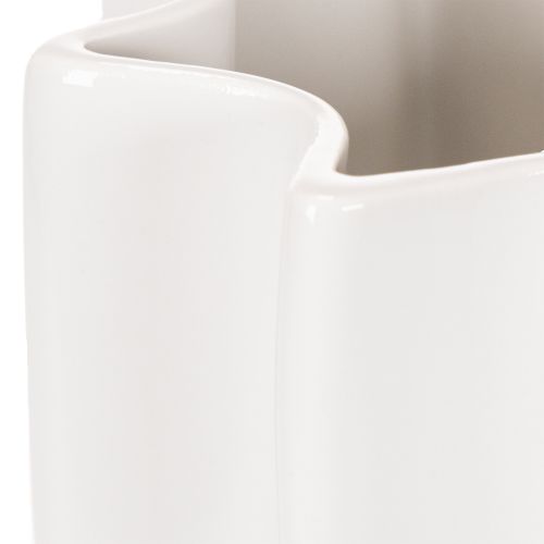 Vase geriffelt Hohe Dekovase für Trockenblumen 24cm | Floristik24.de