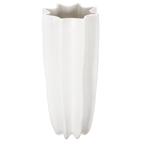 Blumenvase geriffelt Moderne Dekovase 38cm