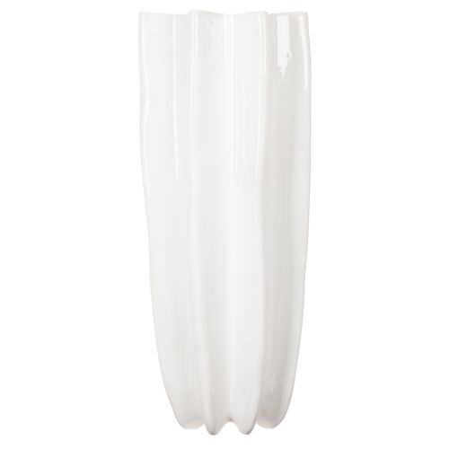 Blumenvase geriffelt Moderne Dekovase 38cm | Floristik24.de