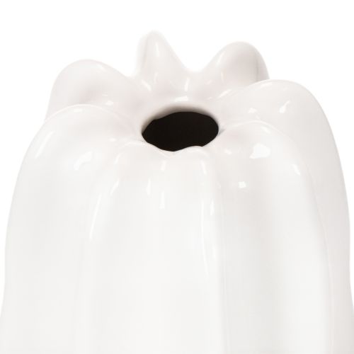 Vase geriffelt Moderne Keramikvase für Trockenblumen 40cm | Floristik24.de