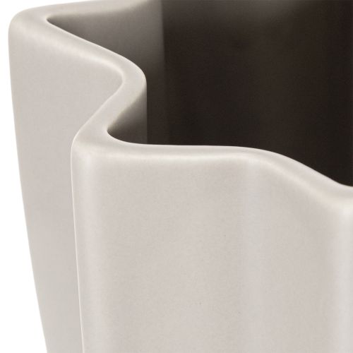 Vase gerillt modern Hohe Dekovase für Trockendeko 38cm | Floristik24.de