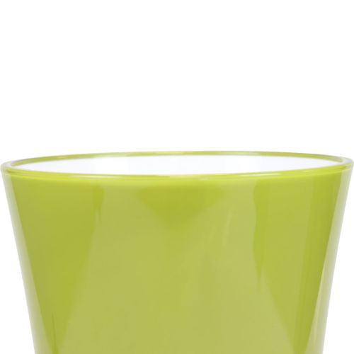 Artikel Vase Grün Blumenvase Deko Vase Fizzy Olive Ø16,5cm H27cm