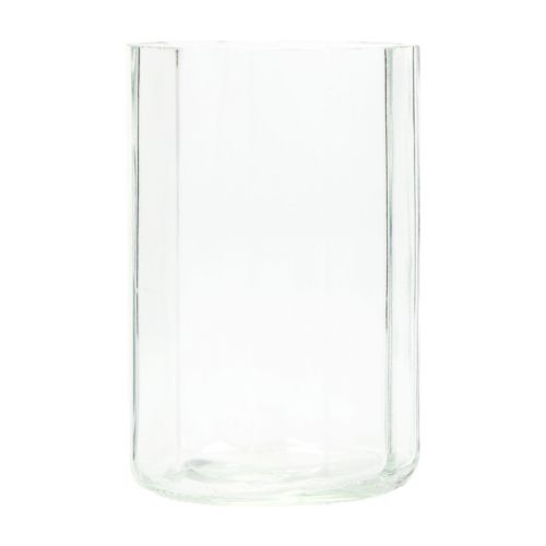 Kerzenhalter Glas Windlicht Klar Ø9,5cm H15cm 6St