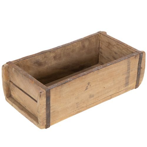 Vintage Holzkiste Pflanzkasten Ziegelform Holz 30cm kaufen | Floristik24.de
