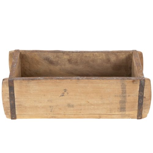 Vintage Holzkiste Pflanzkasten Ziegelform Holz 30cm | Floristik24.de