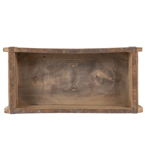Vintage Holzkiste Pflanzkasten Ziegelform Holz 30cm | Floristik24.de