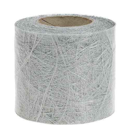 Artikel Vlies 8cm 25m Silber