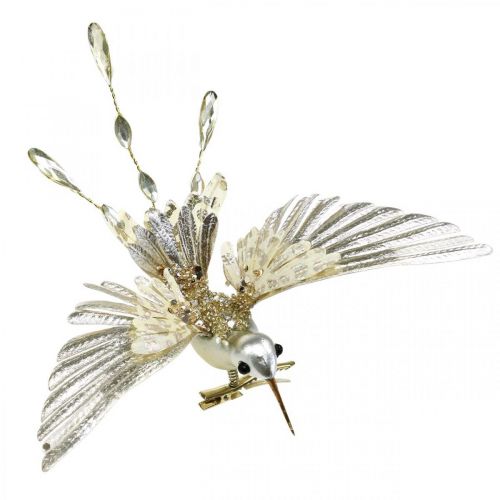 Floristik24 Kolibri, Christbaumschmuck, Deko-Vogel, Weihnachtsdeko L20cm B20cm