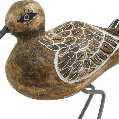Floristik24 Vogel-Skulptur aus Holz, Baddeko, Wasservogel H22cm