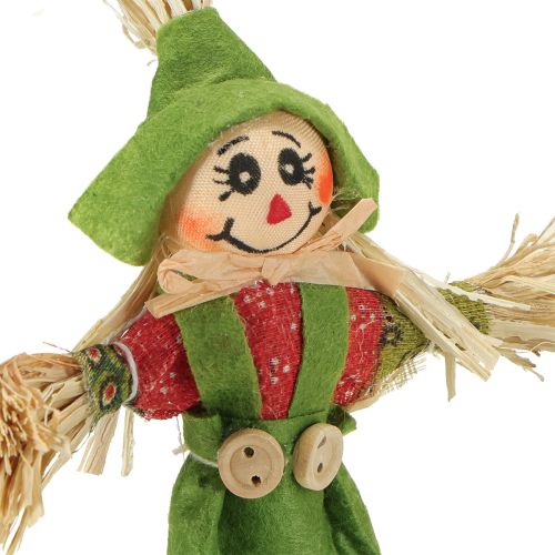 Artikel Vogelscheuche Blumenstecker Grün Orange H16cm 16 St