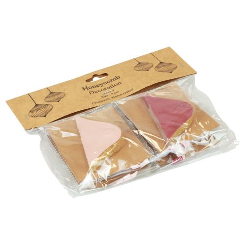 Artikel Wabenbälle Wabenkugeln Zwiebel Rosa Weinrot Ø8cm 4 St