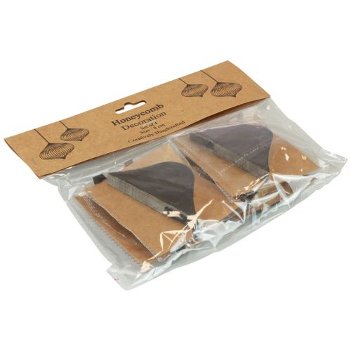 Artikel Wabenbälle Wabenkugeln Zwiebel Schwarz Gold Ø8cm 4St