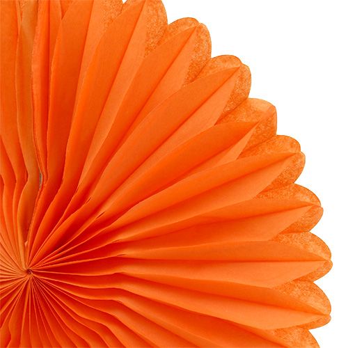 Floristik24 Wabenpapier Blume Orange Ø20cm 3St