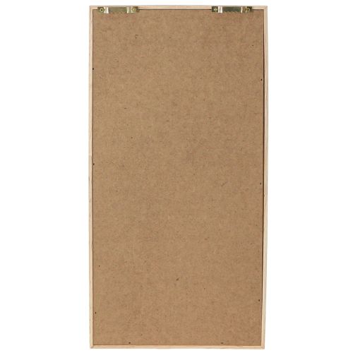 Artikel Holz Wandbild Deko mit Keramik Vasen H35cm Landhausstil