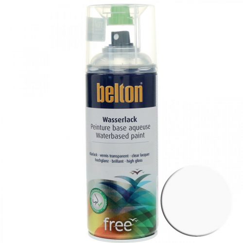 Belton free Wasserlack Hochglanz Klarlack Sprühdose 400ml