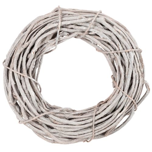 Weidenkranz Deko Kranz aus geweißten Zweigen 40cm kaufen | Floristik24.de