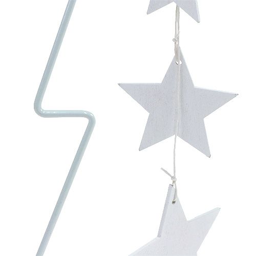 Floristik24 Weihnachtsbaum Metall Weiß H53,5cm