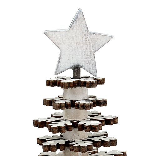 Floristik24 Weihnachtsbaum Schneeflocken weiß 25cm