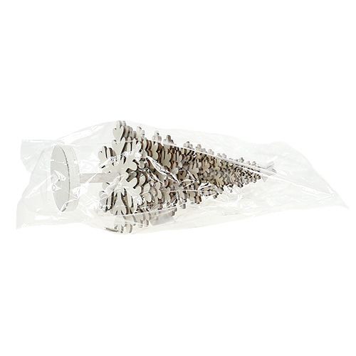 Floristik24 Weihnachtsbaum Schneeflocken weiß 25cm