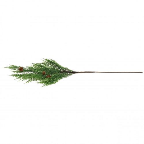 Floristik24 Zypressenzweige künstlich Weihnachtszweig mit Zapfen 78cm