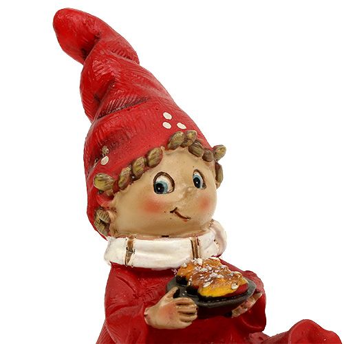 Floristik24 Weihnachtsfigur Kinder 11cm Rot 2St