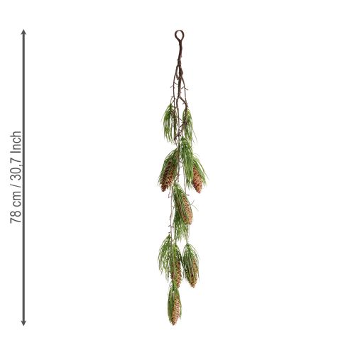 Artikel Künstliche Weihnachtsgirlande mit Zapfen für festliche Dekoration