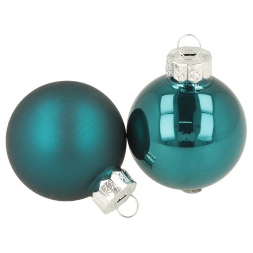 Weihnachtskugel matt und glänzend Kleiner Weihnachtsschmuck 4cm 24St