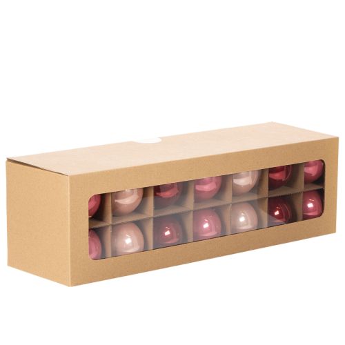 Weihnachtskugel Set Glänzende Festdeko 6cm 24St | Floristik24.de