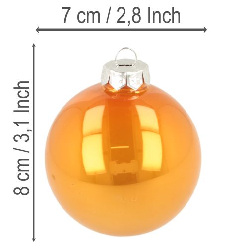Weihnachtskugel Set Bunte Christbaumkugeln 75mm 14St | Floristik24.de