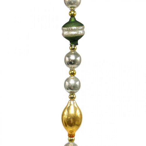 Floristik24 Weihnachtskugel Girlande Deko Weihnachten Glas 1,8m