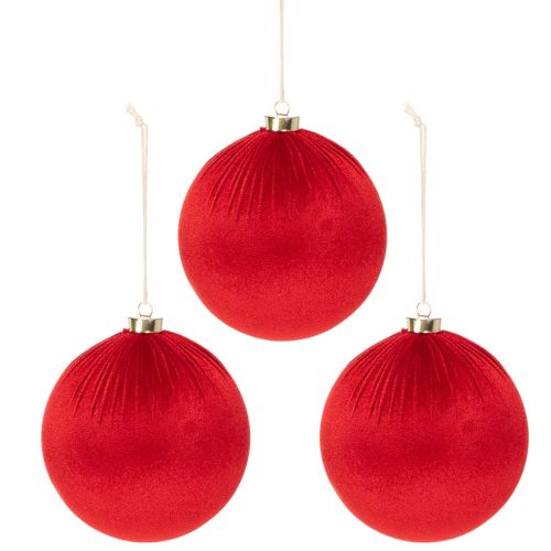 Weihnachtskugel Rot Groß zum