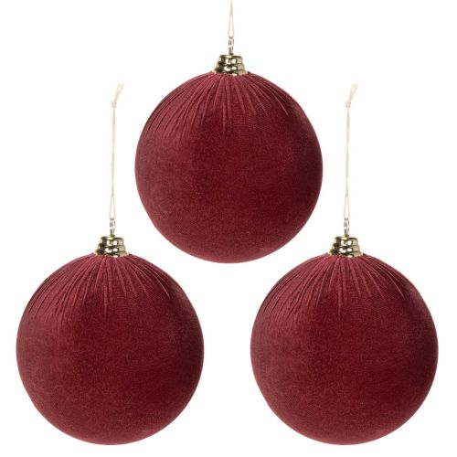 Weihnachtskugel Groß Rot