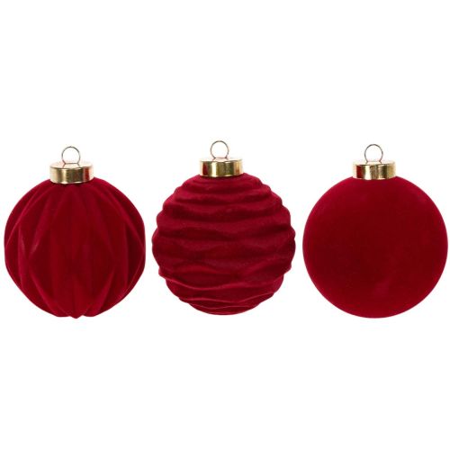 Weihnachtskugel samtige