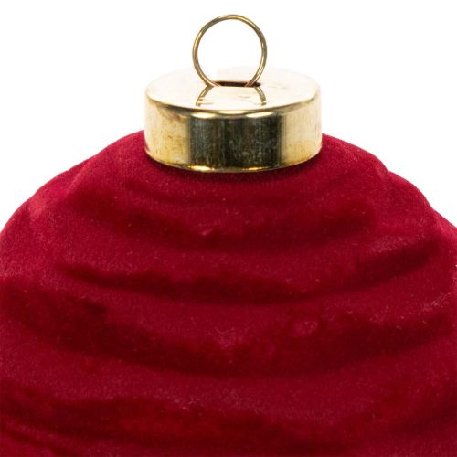 Weihnachtskugel samtige