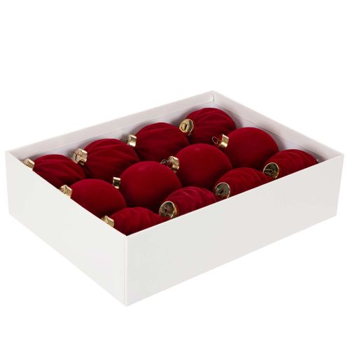Weihnachtskugel samtige