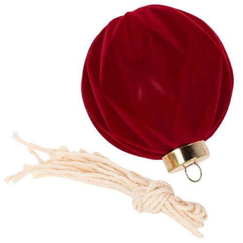 Weihnachtskugel samtige