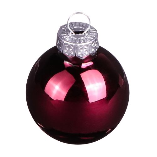 Artikel Weihnachtskugeln Glas Mini Berry Beige Rosa Ø3cm 22 St
