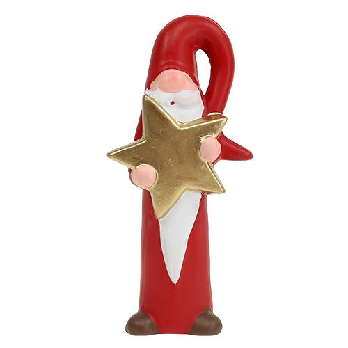 Floristik24 Weihnachtsmann Figur Rot H15cm
