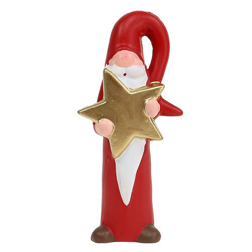 Weihnachtsmann Figur Rot H15cm