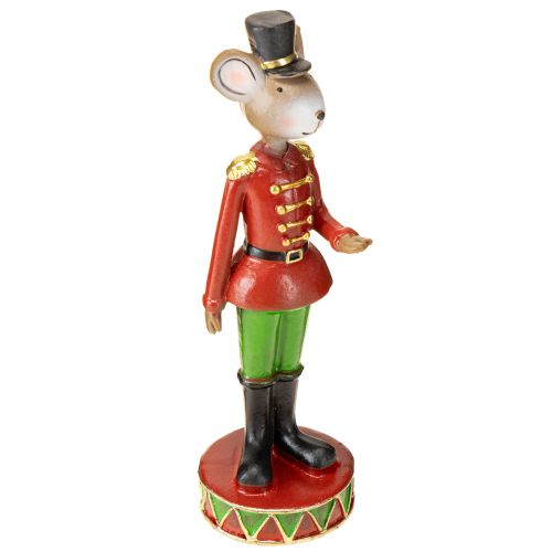 Weihnachtsmaus Mäuse Deko Figuren 14,5cm Rotgrün 2St | Floristik24.de