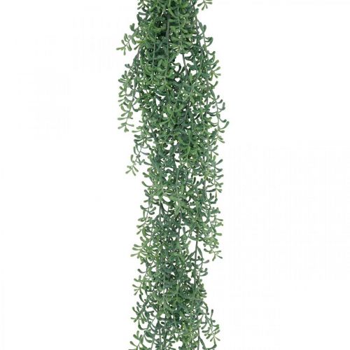 Artikel Grünpflanze hängend künstlich Hängepflanze mit Knospen Grün, Weiß 100cm