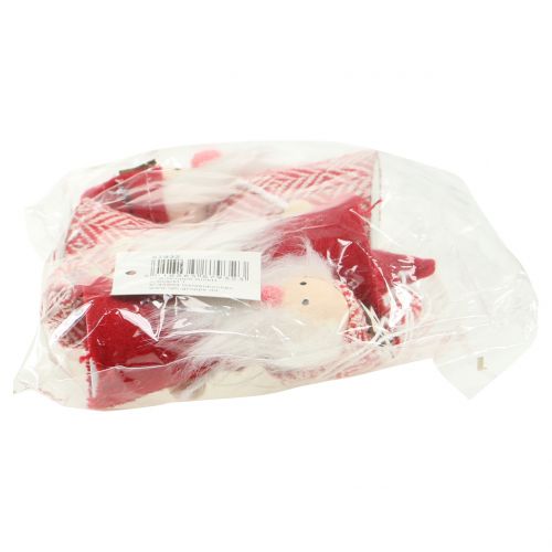 Floristik24 Wichtel Rot, Weiß 9cm 4 St