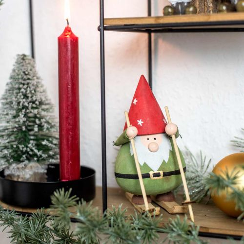 Weihnachten auf Wichtelfigur Floristik24.de Wichtel Holz Deko H13cm-01509 Ski Figur